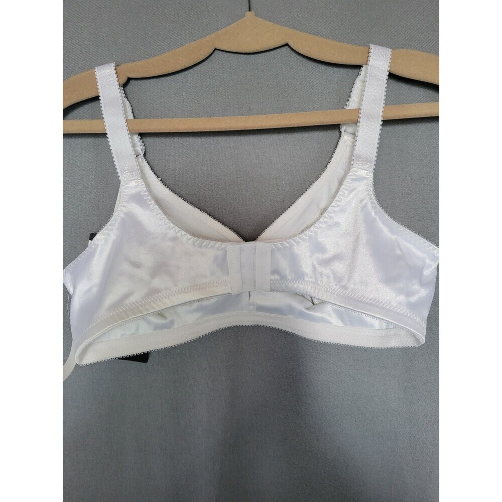 Bali Women's  3820 Double Support Wireless Unpadded Bra, White 40B  NEW - Picture 4 of 6